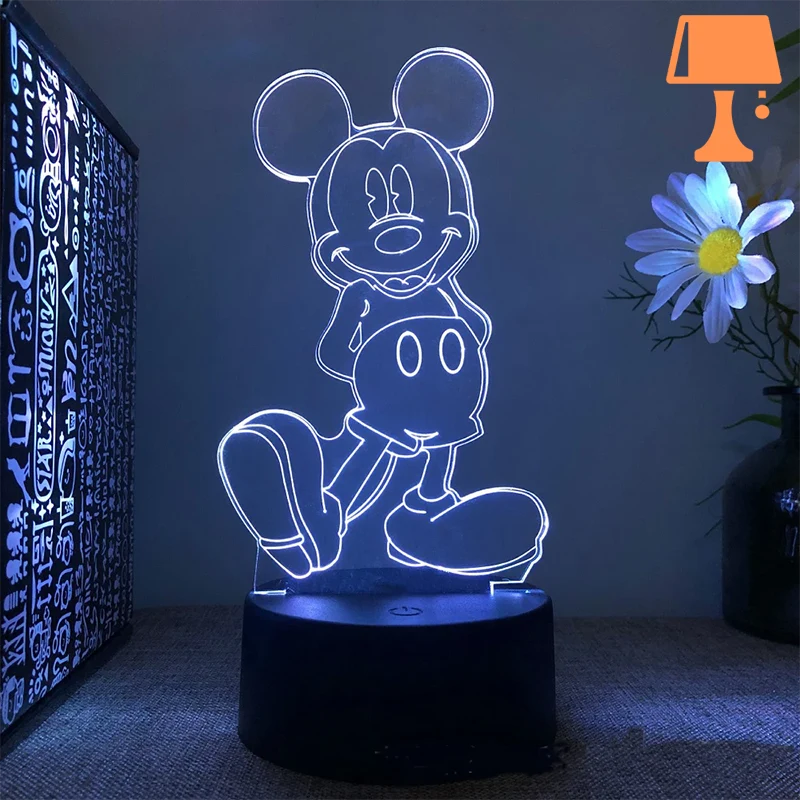 lampe de chevet disney mickey