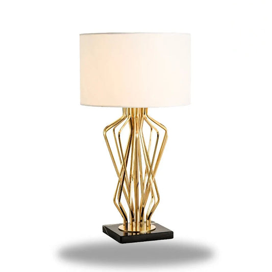 lampe de chevet dore