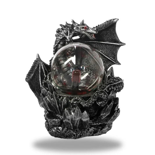 lampe de chevet dragon noir design