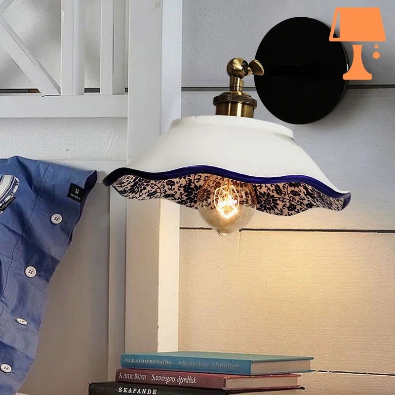 lampe de chevet en porcelaine design