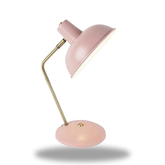 lampe de chevet gris et rose