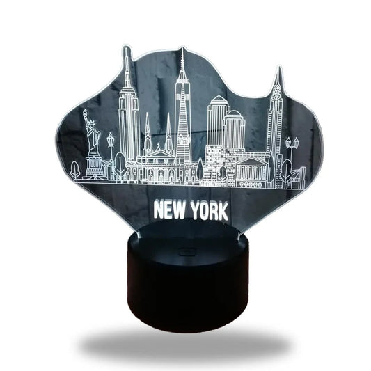 lampe de chevet new york tactile