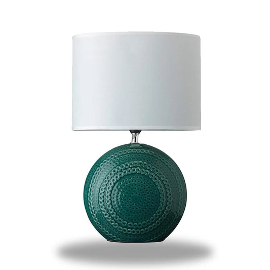 lampe pétrole bleue design