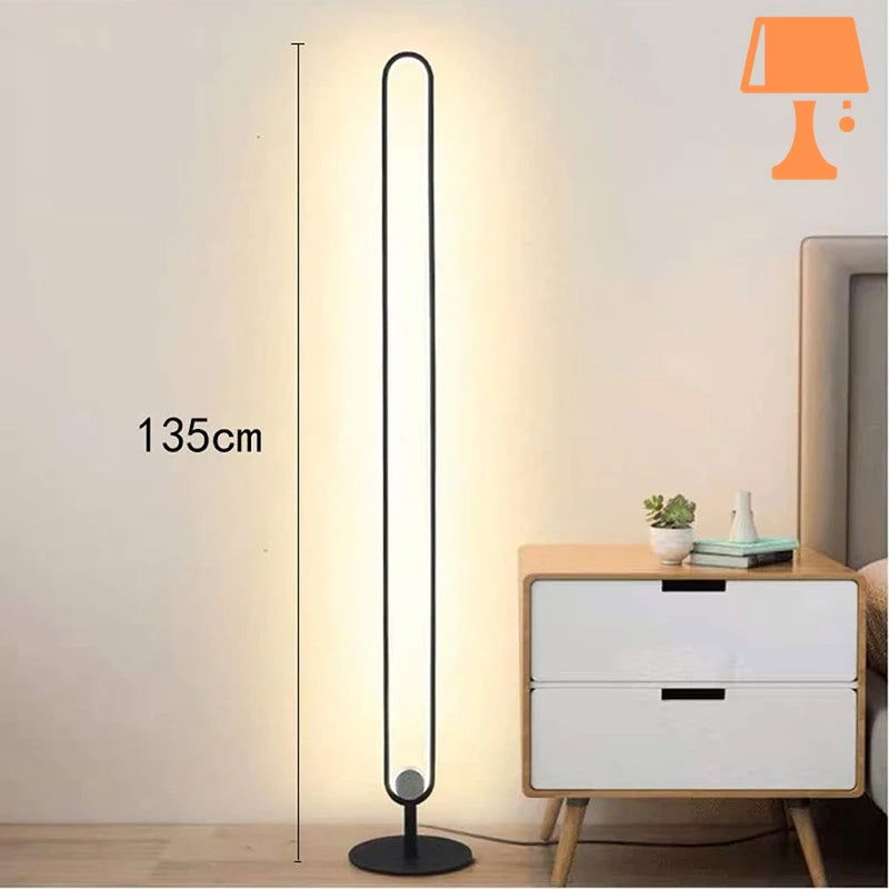 lampe sur pied design morderne taille