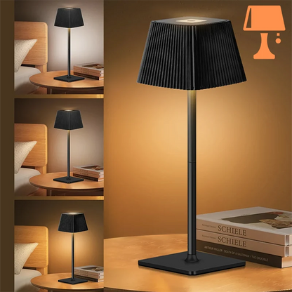 led lampe de table sans fil noir