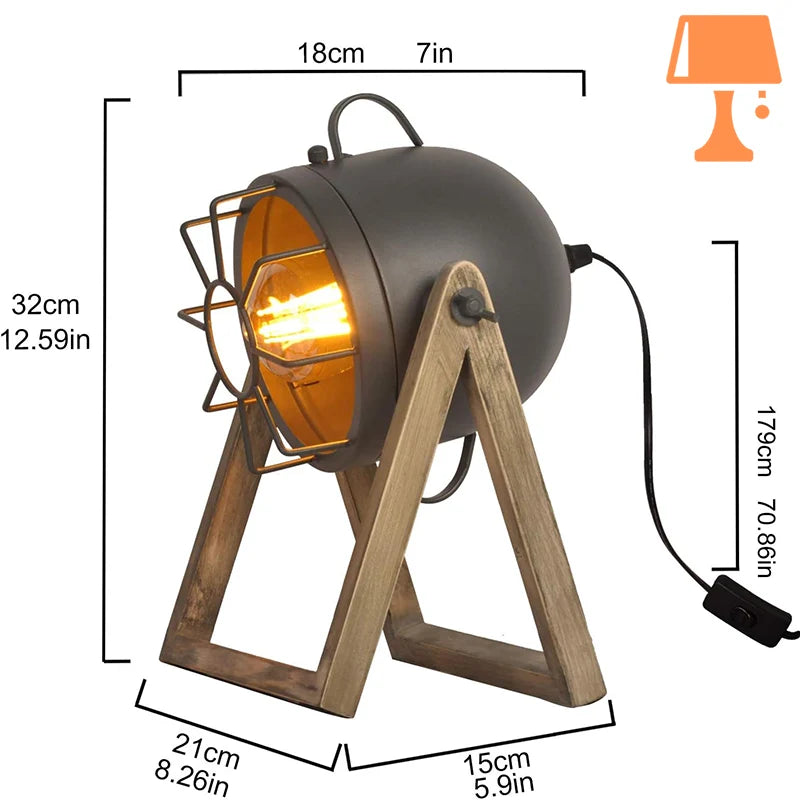 petite lampe de chevet ancienne mesure