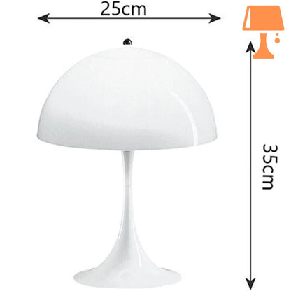 petite lampe de chevet blanche taille