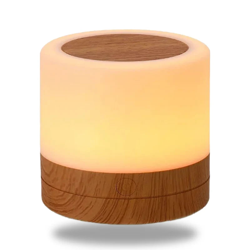 petite lampe de chevet bois