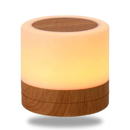 petite lampe de chevet bois