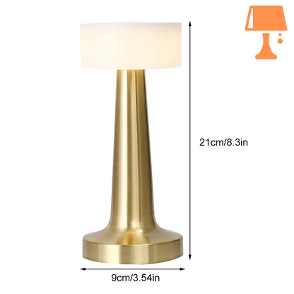 petite lampe de chevet dorée 2 taille