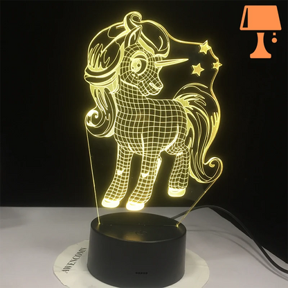 petite lampe de chevet fille jaune