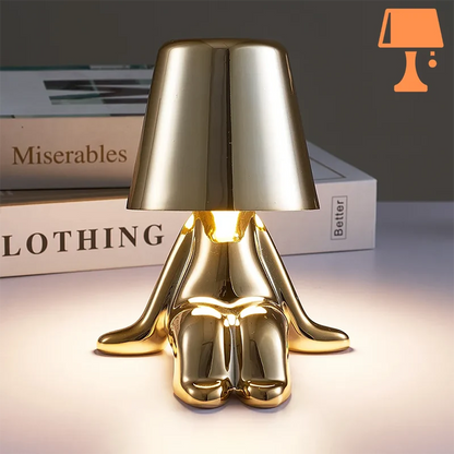 petite lampe de chevet moderne doré c