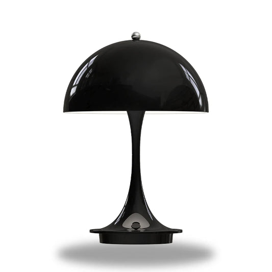 petite lampe de chevet noire