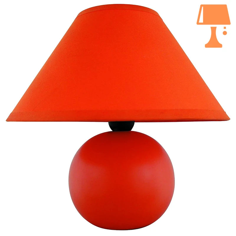 petite lampe chevet rouge zoom