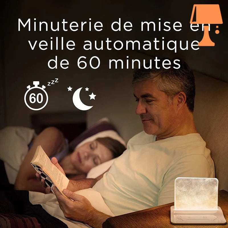 toute petite lampe de chevet avec minuterie