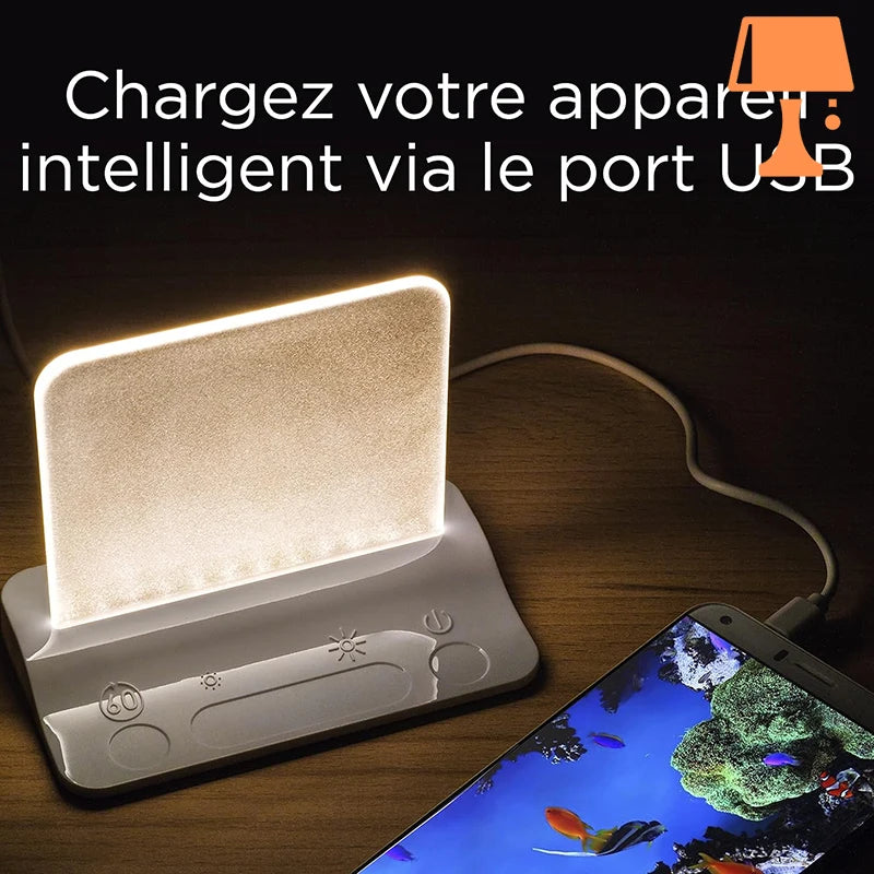 toute petite lampe de chevet port usb