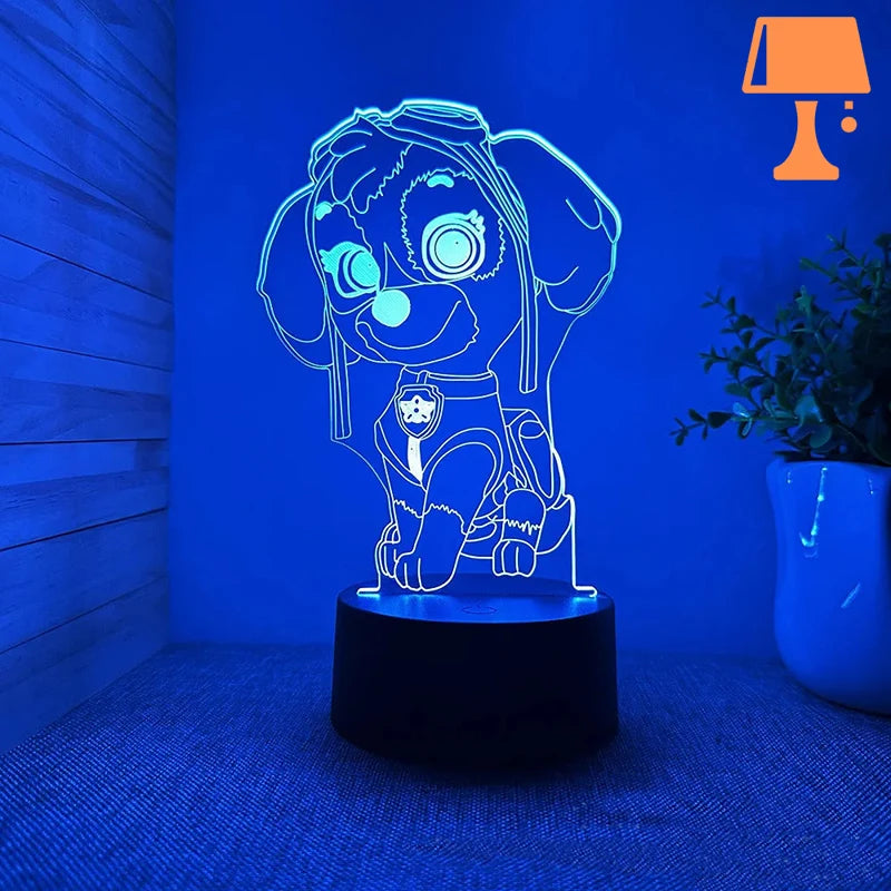 veilleuse lampe pat patrouille enfant