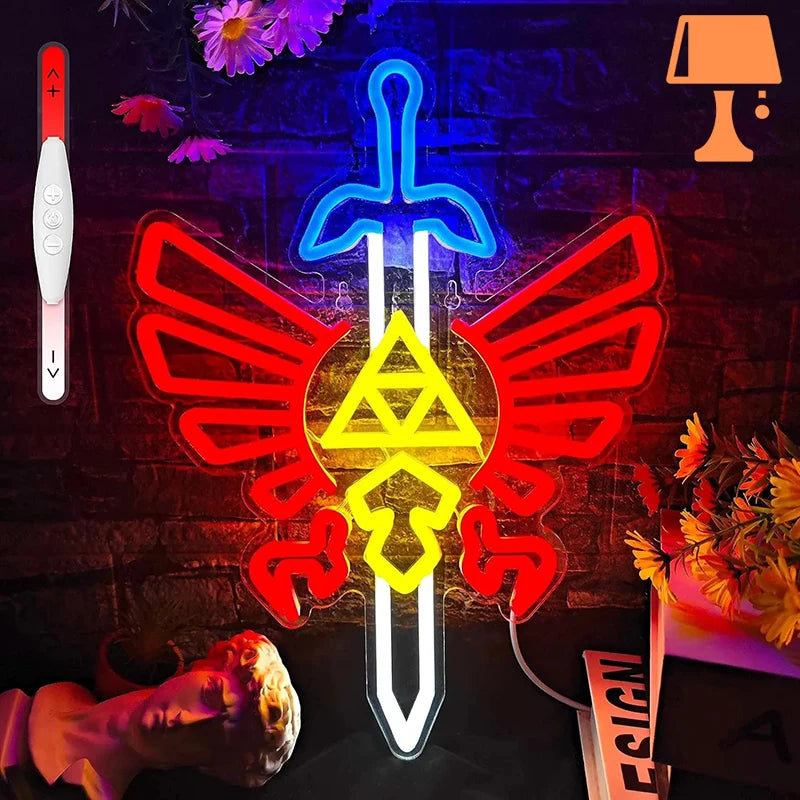 zelda master schwert lampe design