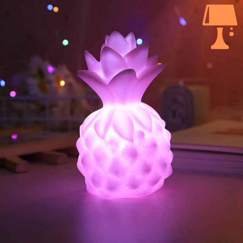 Lampe-ananas-rose