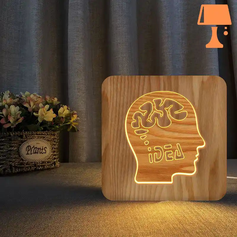 Lampe-cerveau-bois