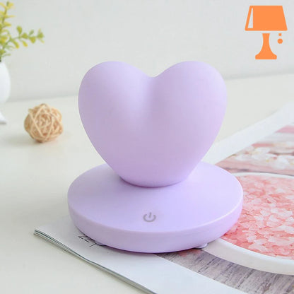 Lampe-de-chevet-en-forme-de-coeur