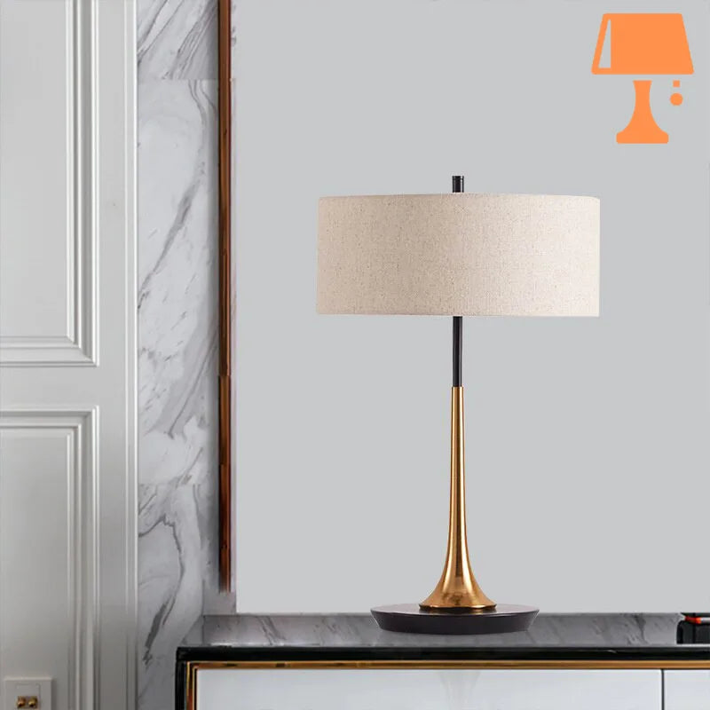 lampe-blanc-et-or-design