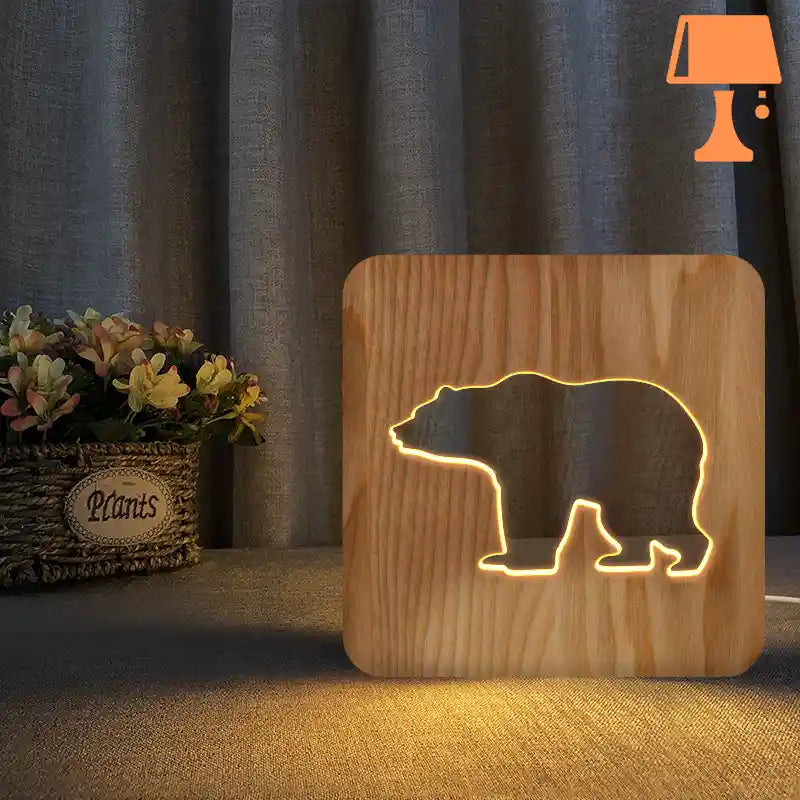 lampe-bois-ours