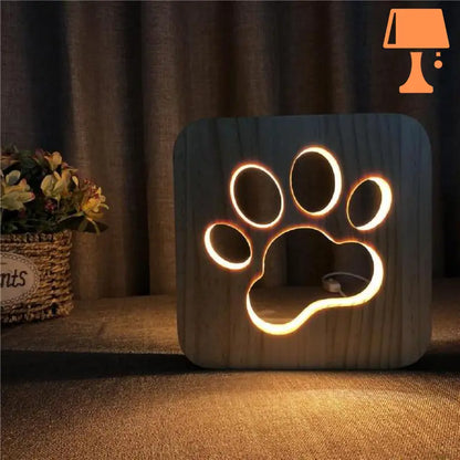 lampe-bois-patte-de-chien