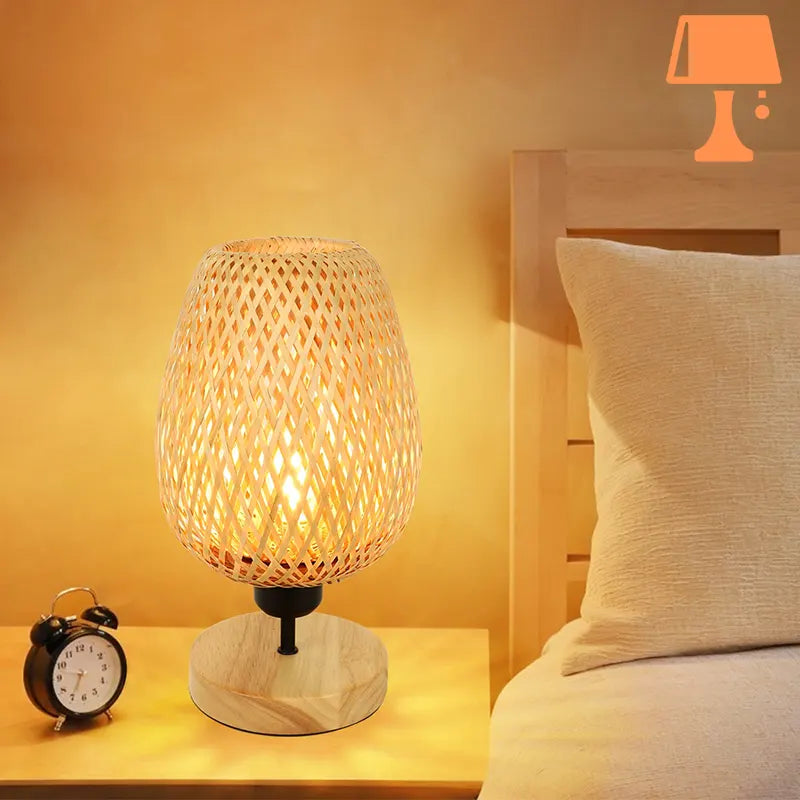Lampe de Chevet Bambou – Déco Exotique