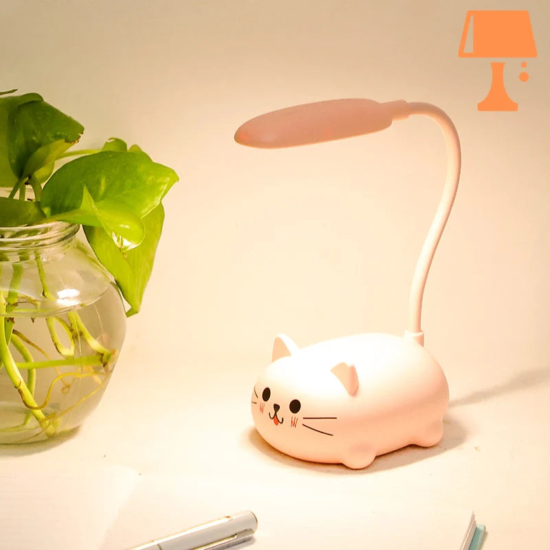 lampe-de-chevet-chat-rose