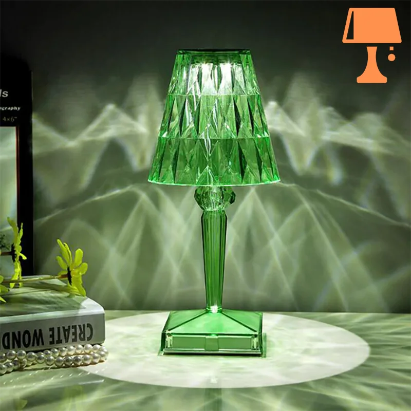 ▷ Lampe de Chevet Design Vert