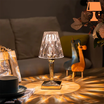 lampe-de-chevet-cristal-argente