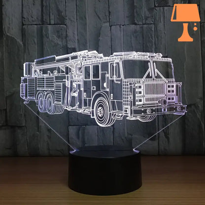 lampe-de-chevet-enfant-camion-blanc