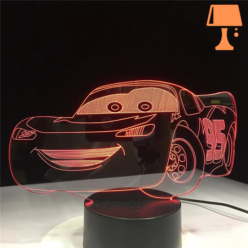 lampe-de-chevet-flash-mcqueen-orange-rouge