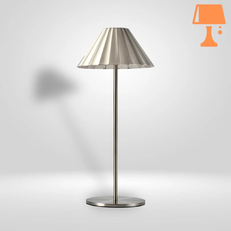 lampe-metal-argente