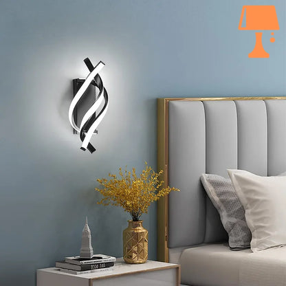 lampe-murale-de-chevet-noir-et-blanc