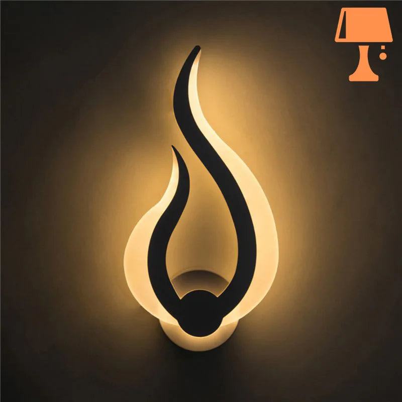 lampe-murale-flamme