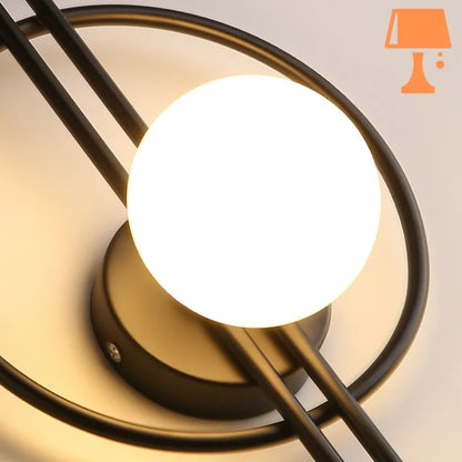 lampe-murale-metal-ronde-noir