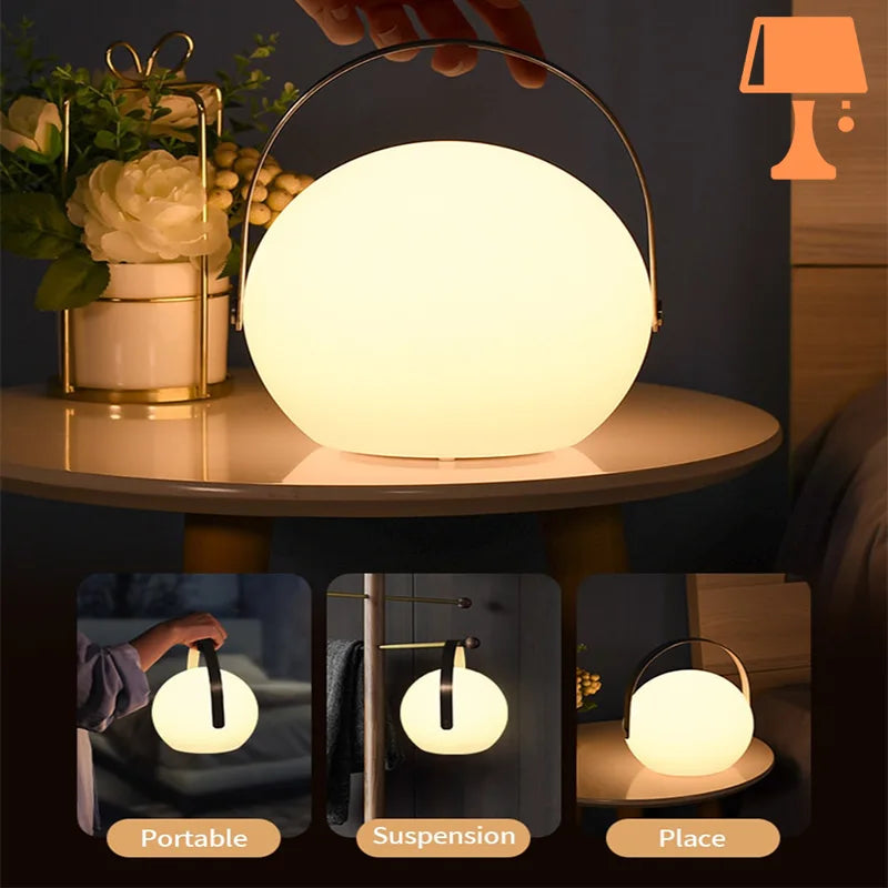 lampe-sans-fil-avec-telecommande-allumee