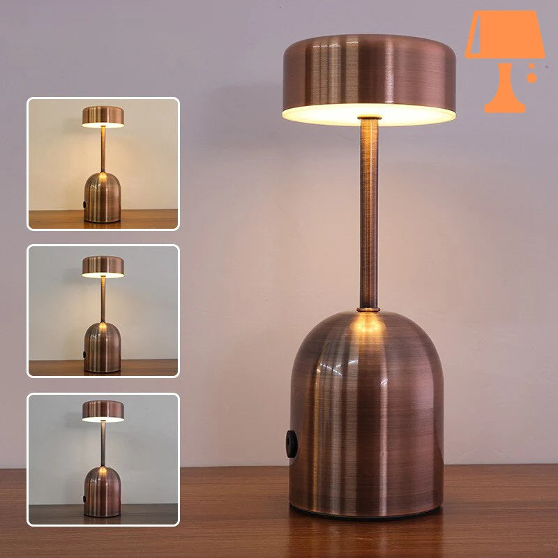 lampe-tactile-marron-chocolat