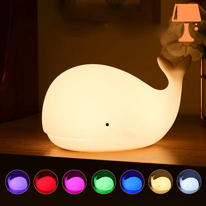 lampe veilleuse baleine